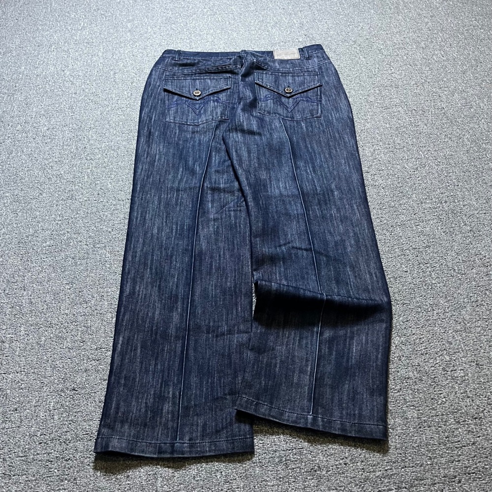 Vintage Koman Wide Leg Jeans 36x32 Dark Wash Baggy Skater Denim Y2K Streetwear